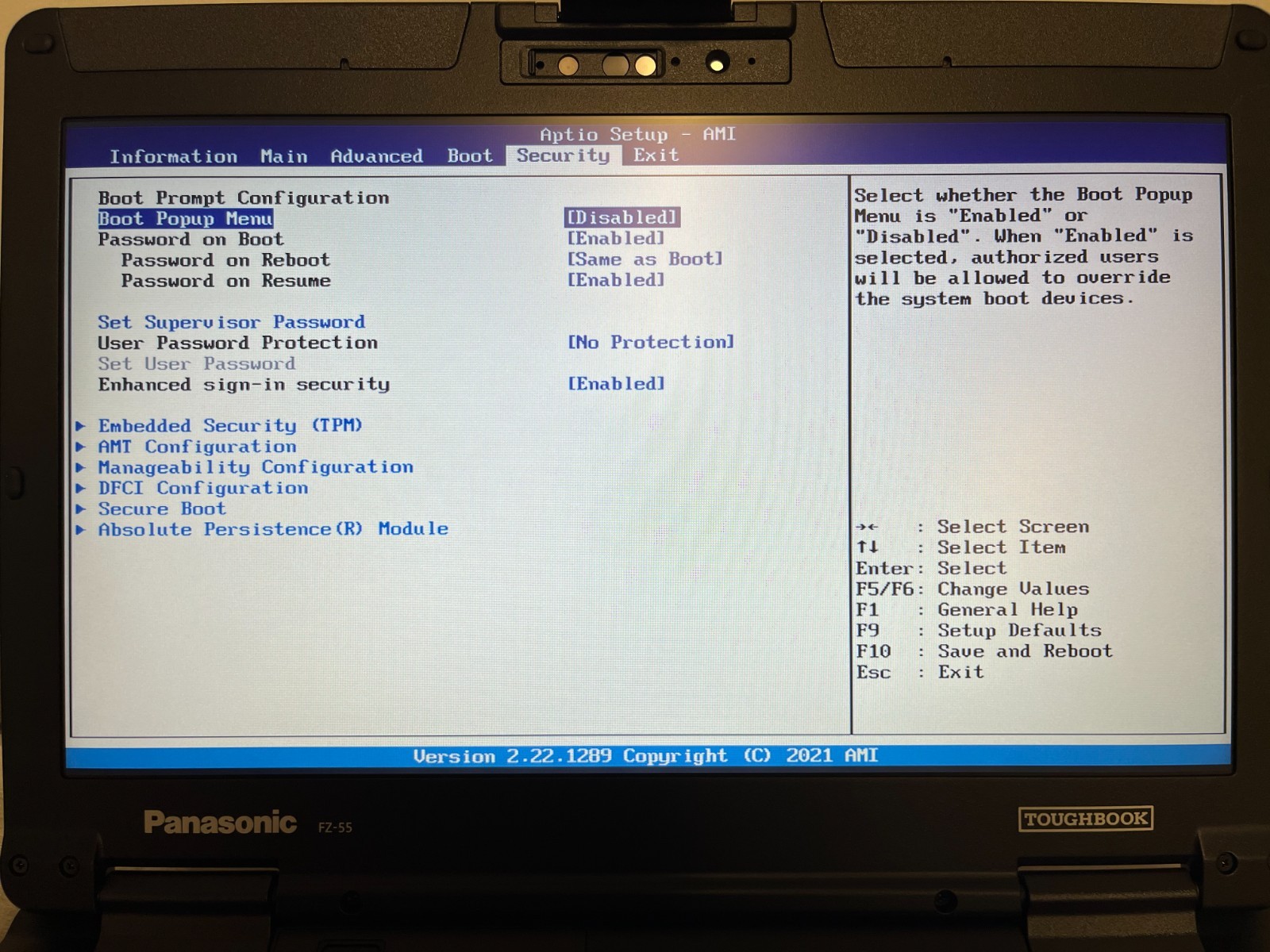 Brand new – Panasonic Toughbook FZ-55 13th Gen i5 16GB 512GB NVMe 0 Hours Rugged