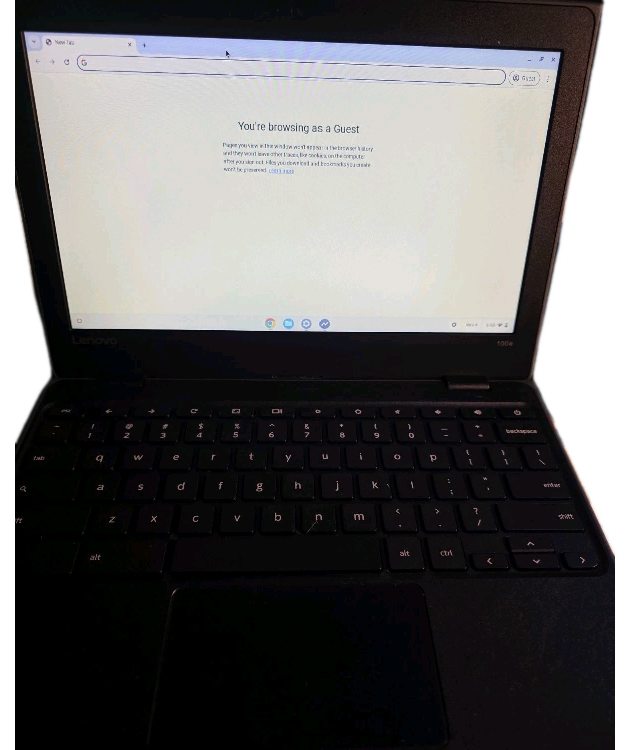 Lenovo 100e Chromebook 11.6″ 32 GB, Intel Celeron N, 2.4 GHz, 4 GB