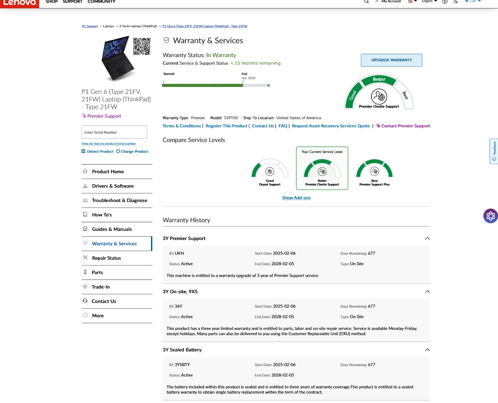 Lenovo ThinkPad P1 Gen 6 i7-13800H 16″ 3840×2400 4K OLED NVIDIA RTX 2000 Ada PS