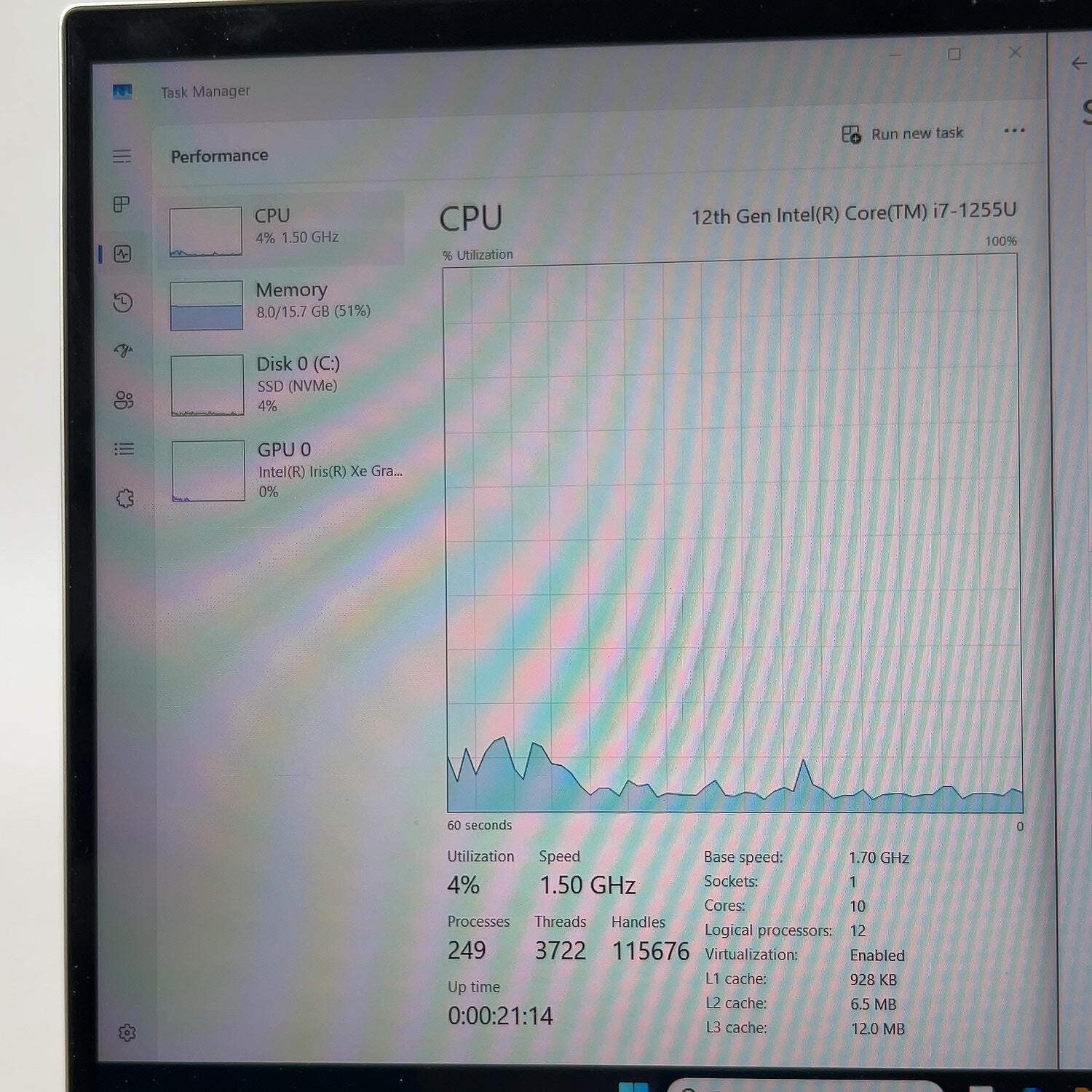 HP Envy x360 15-EW0XXX 15.6″ i7-1255U 1.7GHz 16GB RAM 500GB SSD