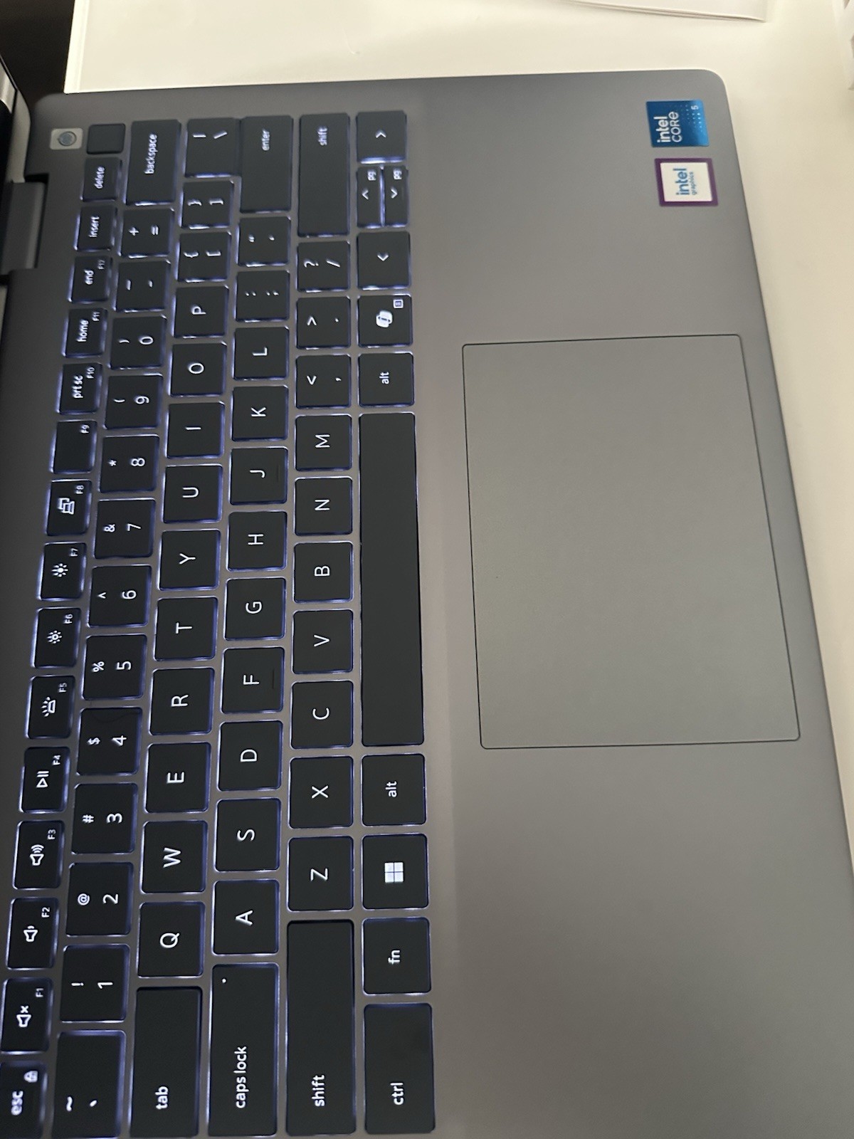 Dell Convertible 2-in-1 Laptop Intel Core i5 Silver Touchscreen Backlit Keyboard