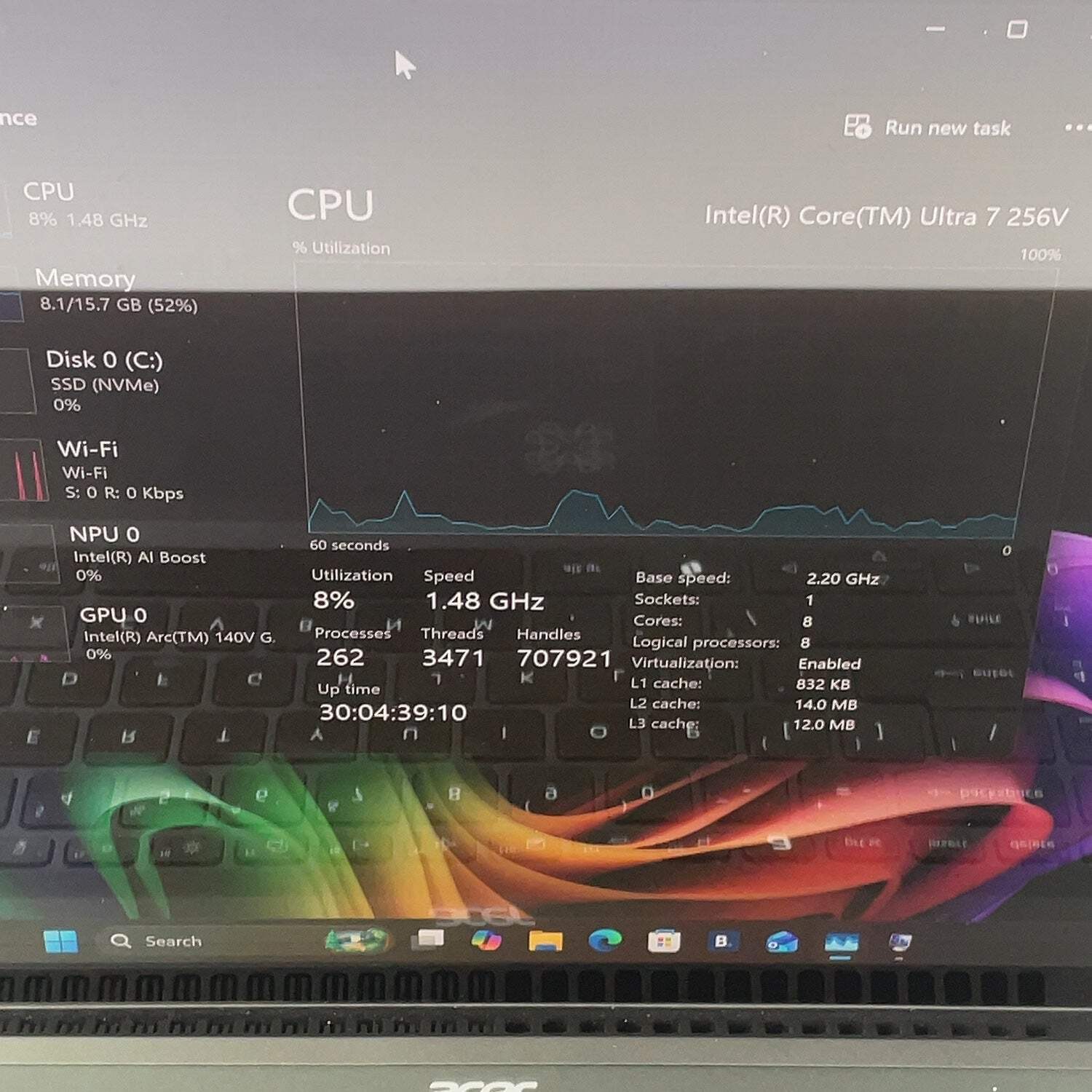 Acer Swift 16 N24Q11 16″ Ultra 7 256V 2.2GHz 16GB RAM 1TB SSD