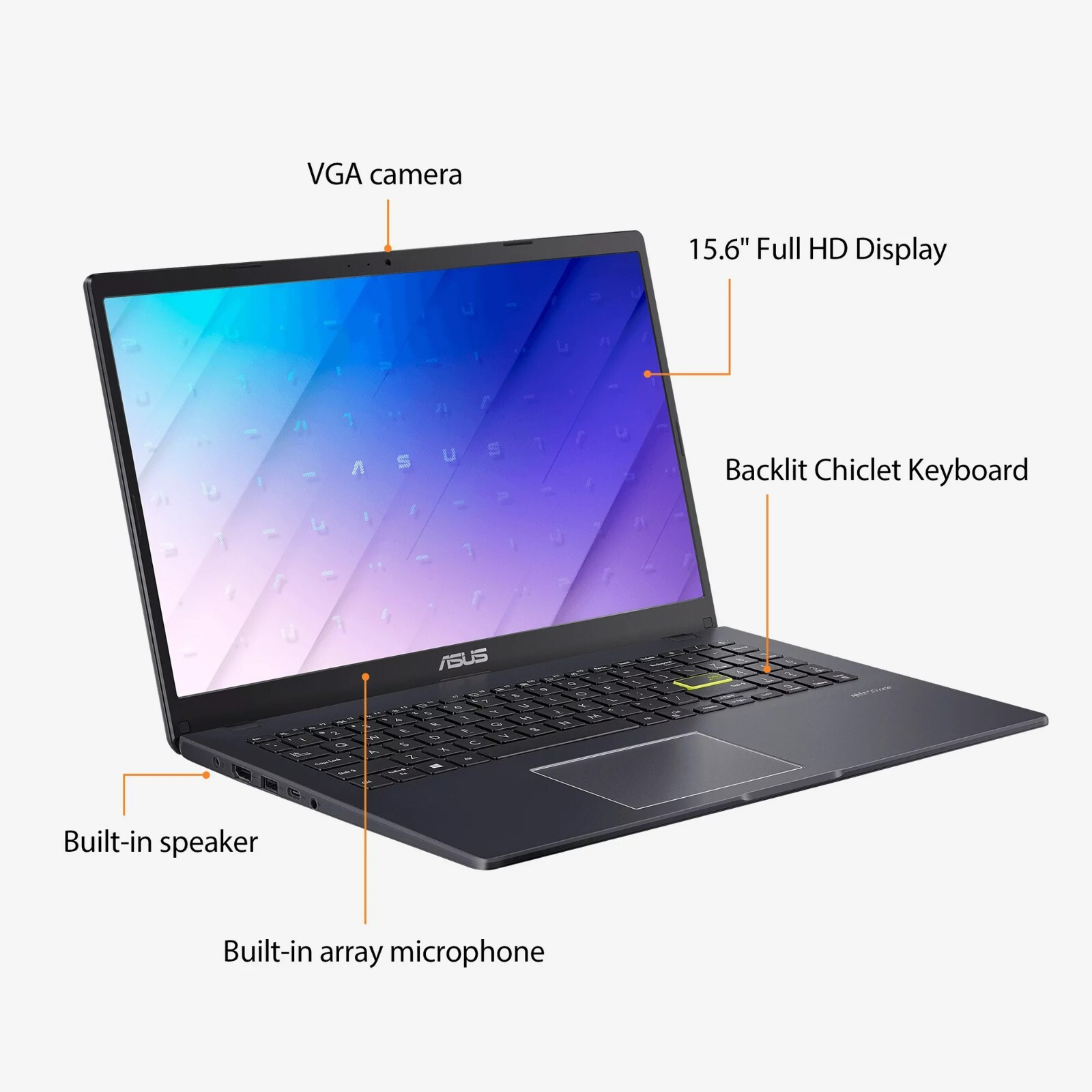 ASUS 15.6″ FHD Laptop, Intel Pentium, 4GB RAM, 128GB eMM