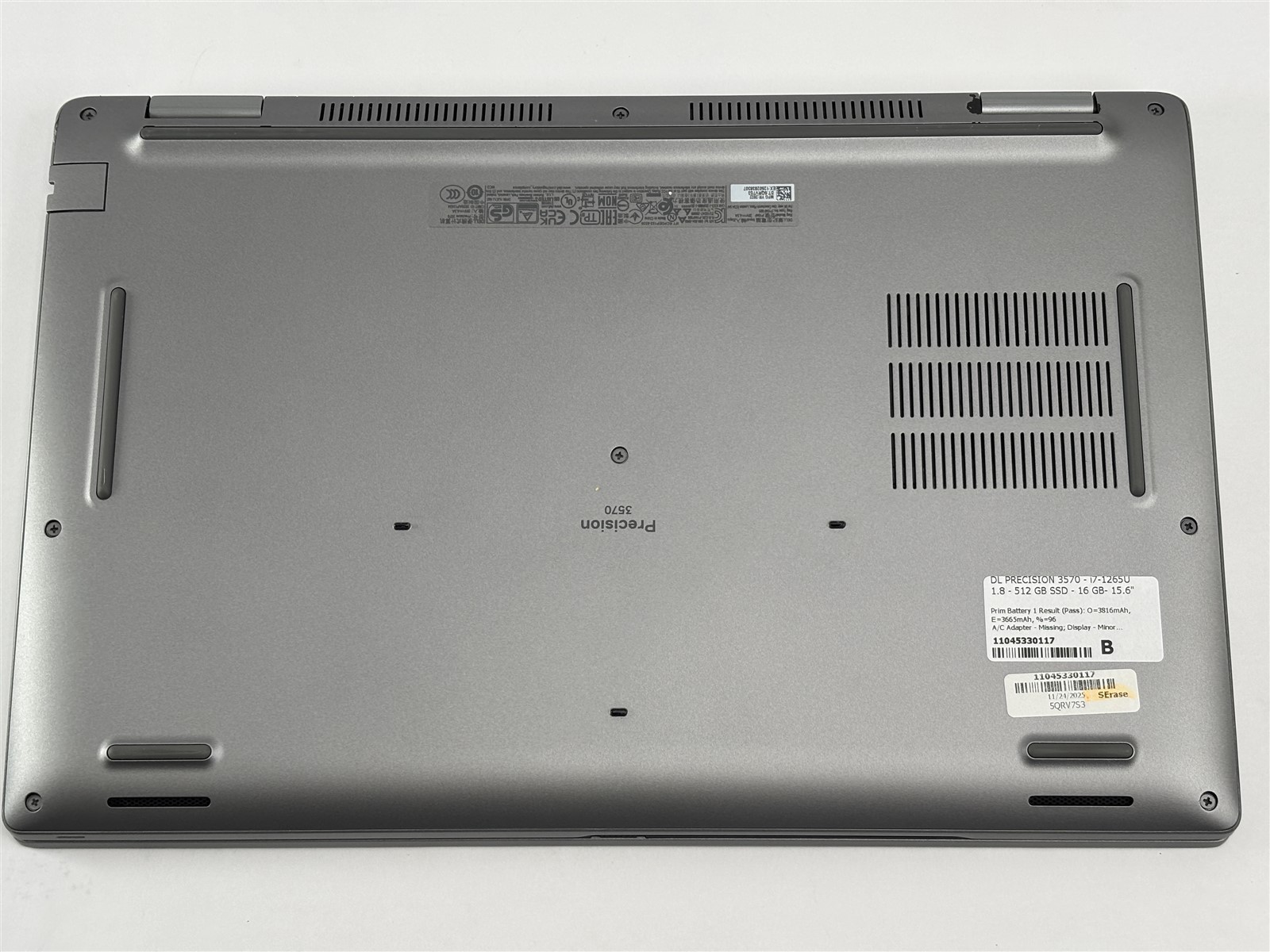 Dell Precision 3570 2022 15.6″ i7-1265U 1.8GHz 16GB 512GB SSD T550