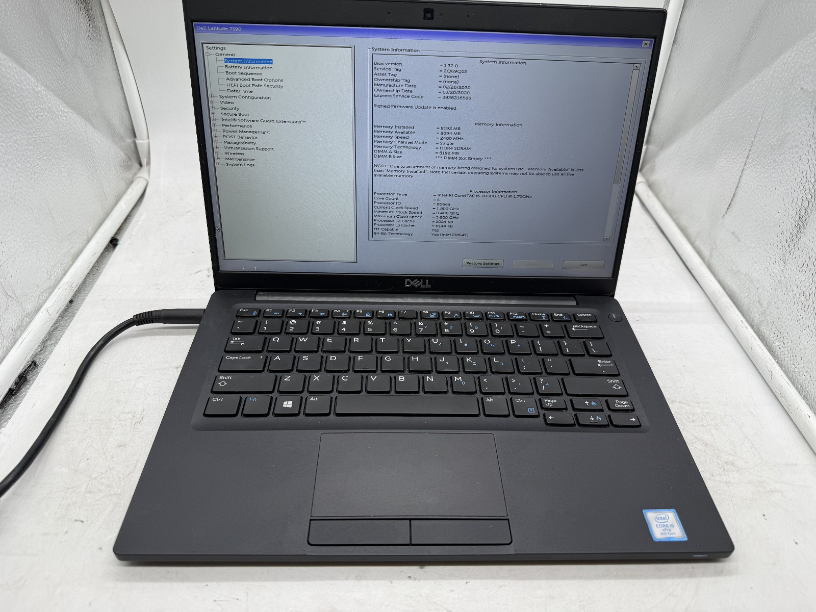 Dell Latitude 7390 i5-8350U 8GB RAM 256GB SSD (READ)