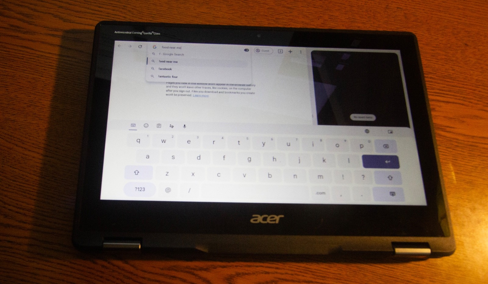 Acer N16Q14 Chrome–Laptop/Tablet—Charger Included. FREE SHIPPING