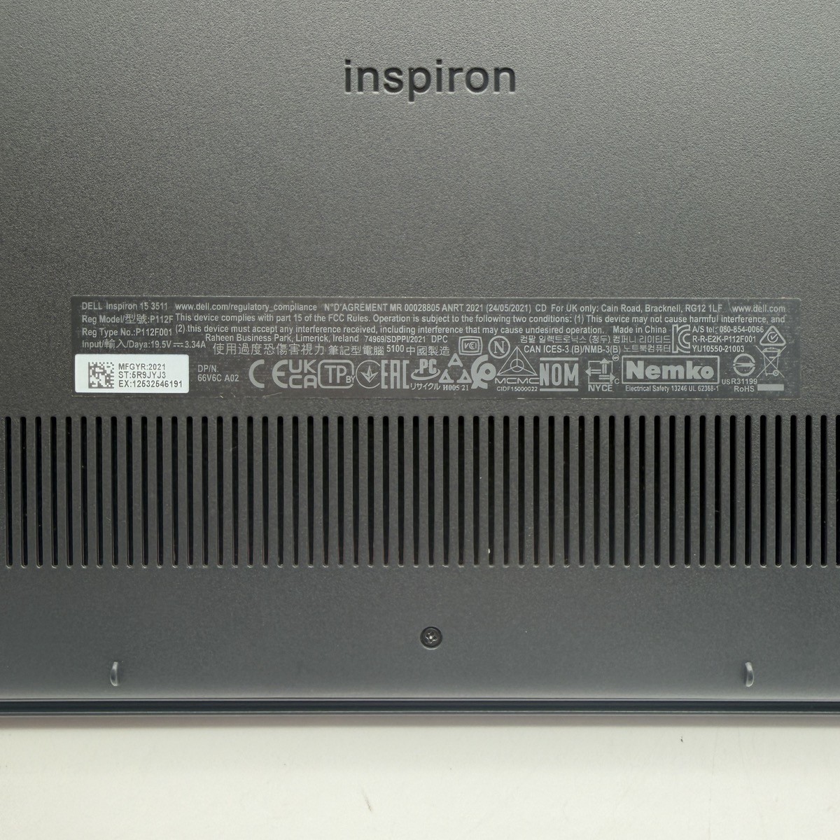 Dell Inspiron 15 3511 i3-1115G4 8GB RAM 256GB NVMe WIN11 Home (CP1022591)