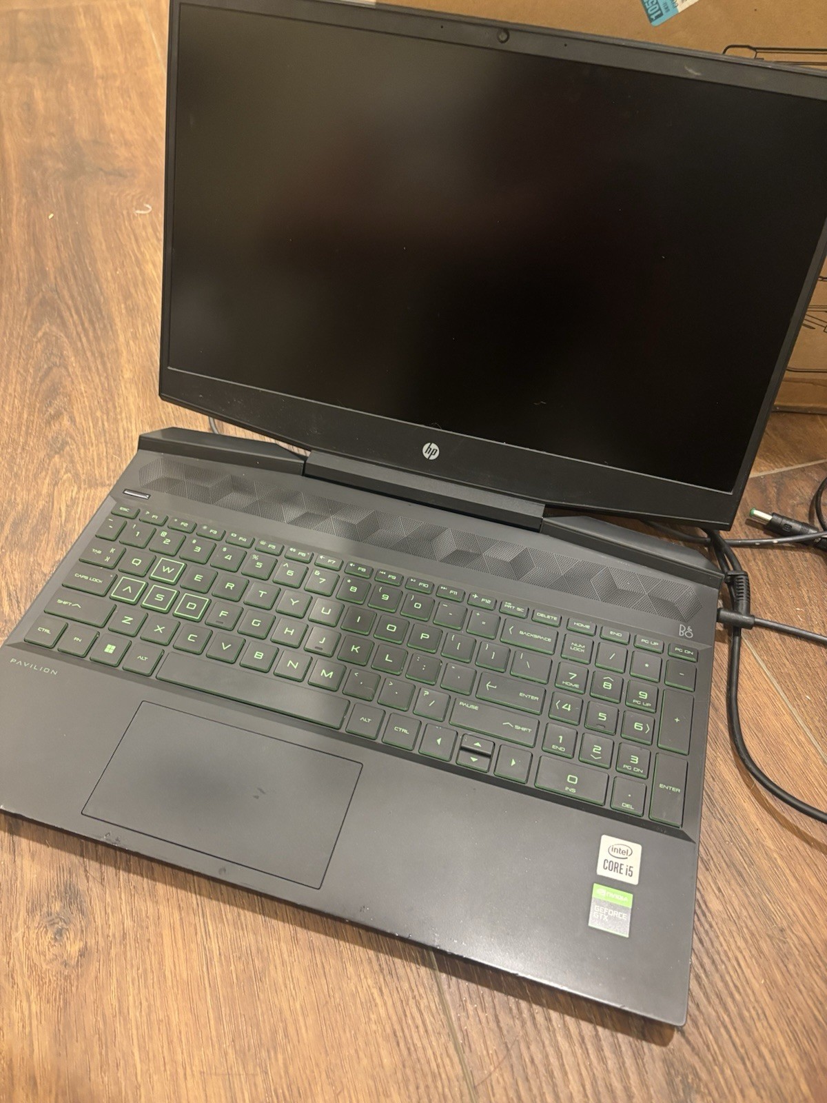 HP Pavilion 15.6 in Gaming Laptop Intel Core i5 8GB RAM Webcam Black