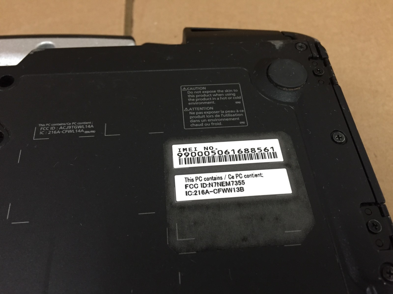 Panasonic Toughbook CF-31 MK5 i7-5600U 16GB RAM 256GB SSD Touch GPS DVD No AC