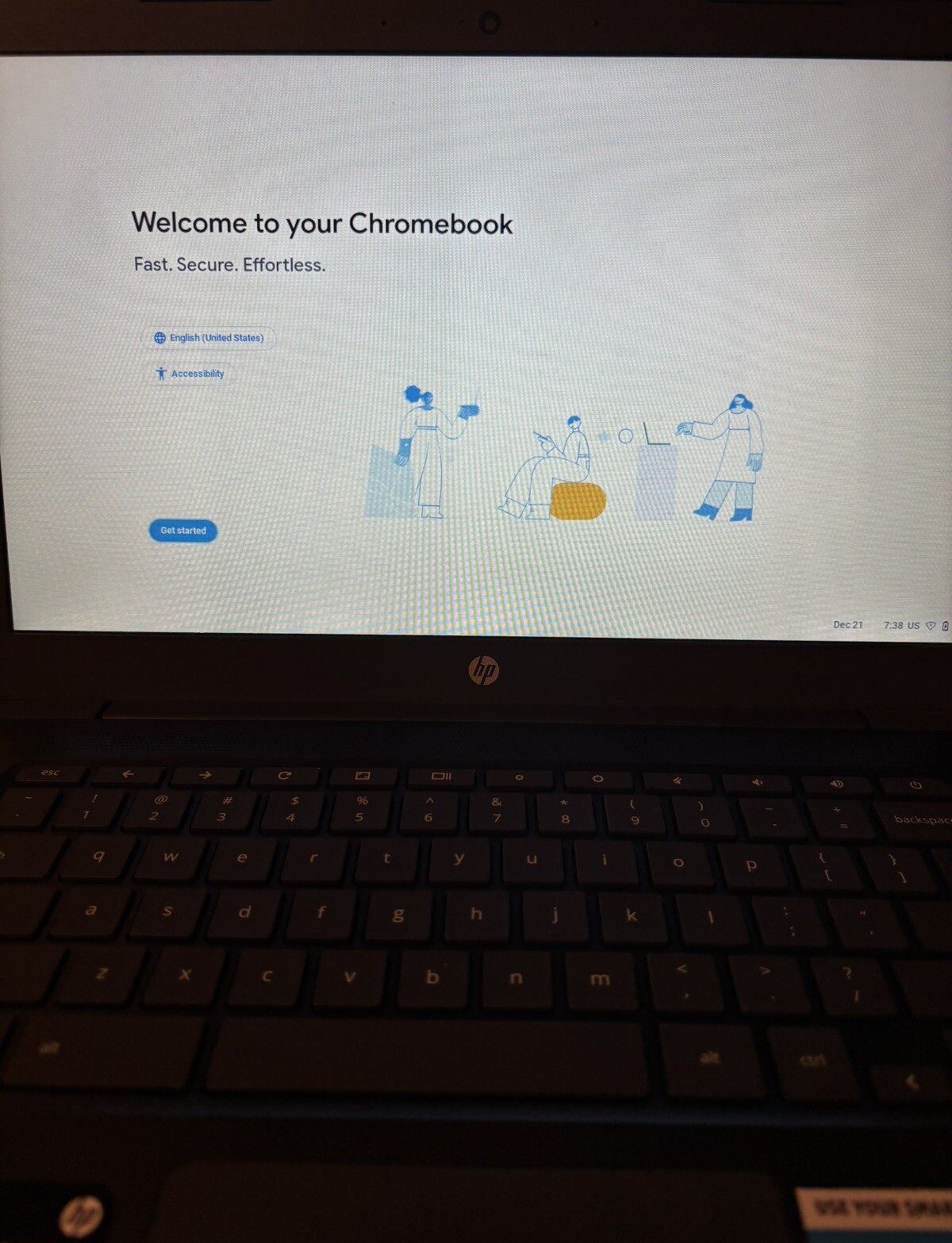 HP Chromebook 14-db0023dx 14 inch (32GB, AMD A4 Dual-Core, 2.40GHz, 4GB)…