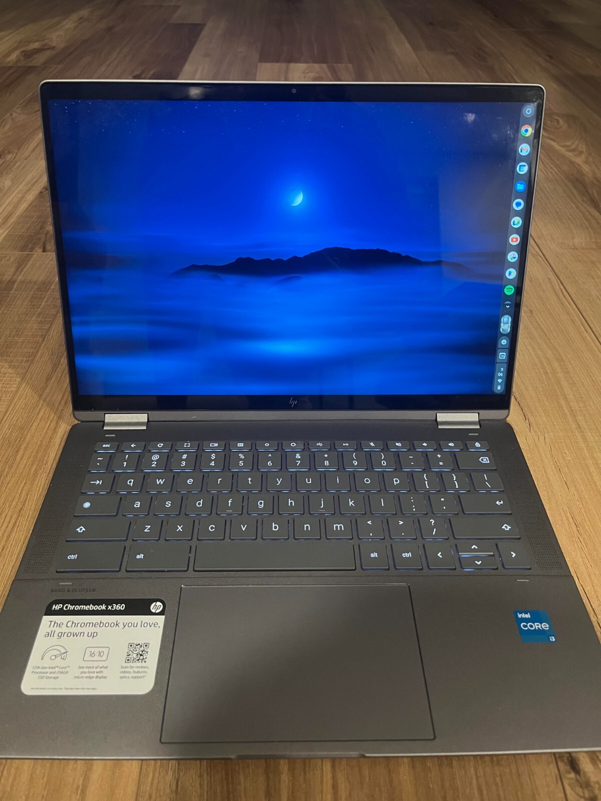 Used HP 2-in-1 14″ Touch-Screen Chromebook x360 Laptop Intel i3 12th 8GB, 256GB