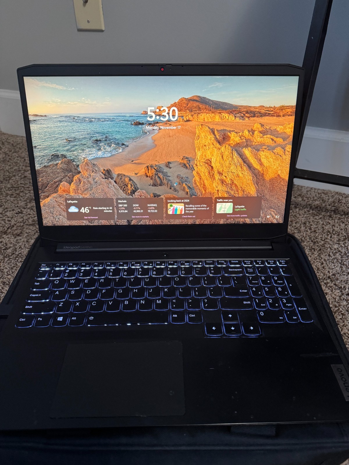 Lenovo IdeaPad Gaming 3 15ACH6 15.6″ (512GB SSD, AMD Ryzen 5-5600H, 3.30GHz)