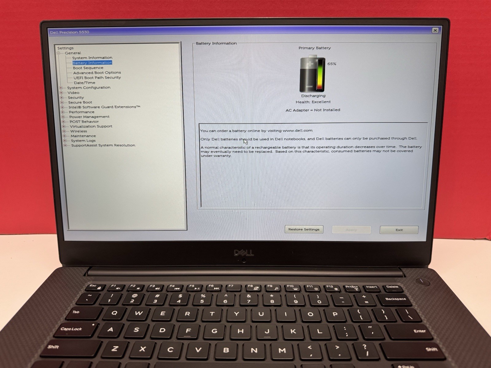 Dell Precision 5530 15.6″ FHD i7-8850H 2.6Ghz 16GB RAM 1TB GB SSD P1000 Silver
