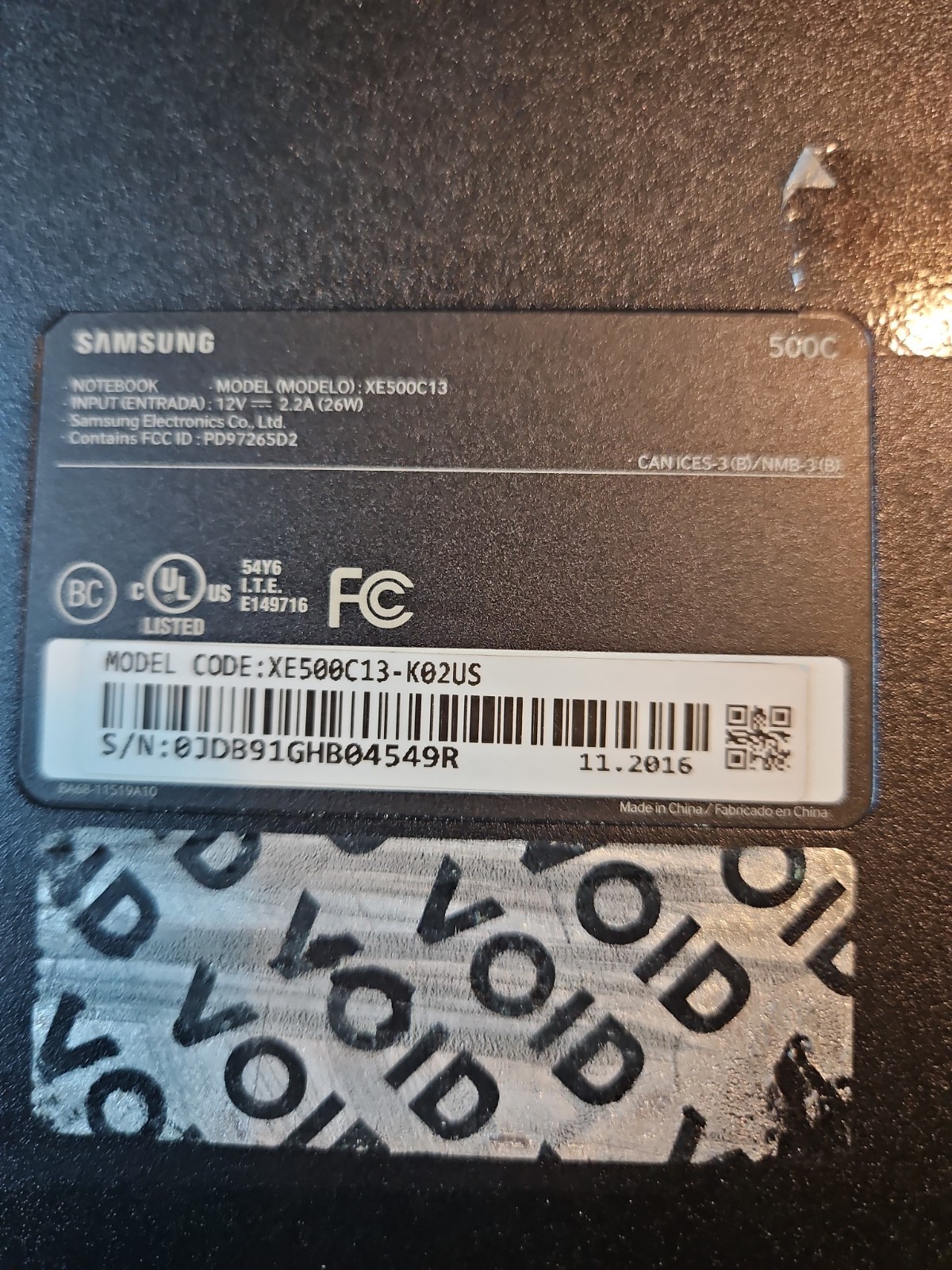 Computer 2016 Samsung Chromebook (Works, Must Use In “Guest Mode”)