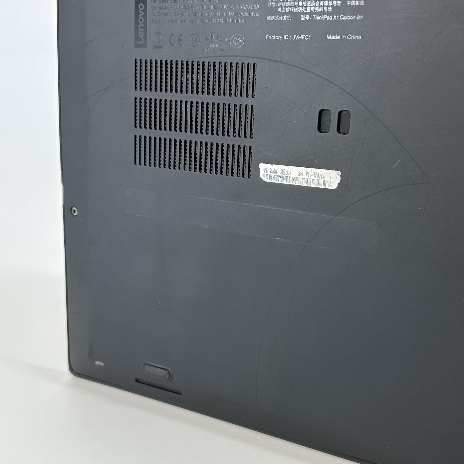 Lenovo ThinkPad X1 Carbon Gen 6 14 Black FHD i7-8550U 1.80GHz 16GB 512GB SSD