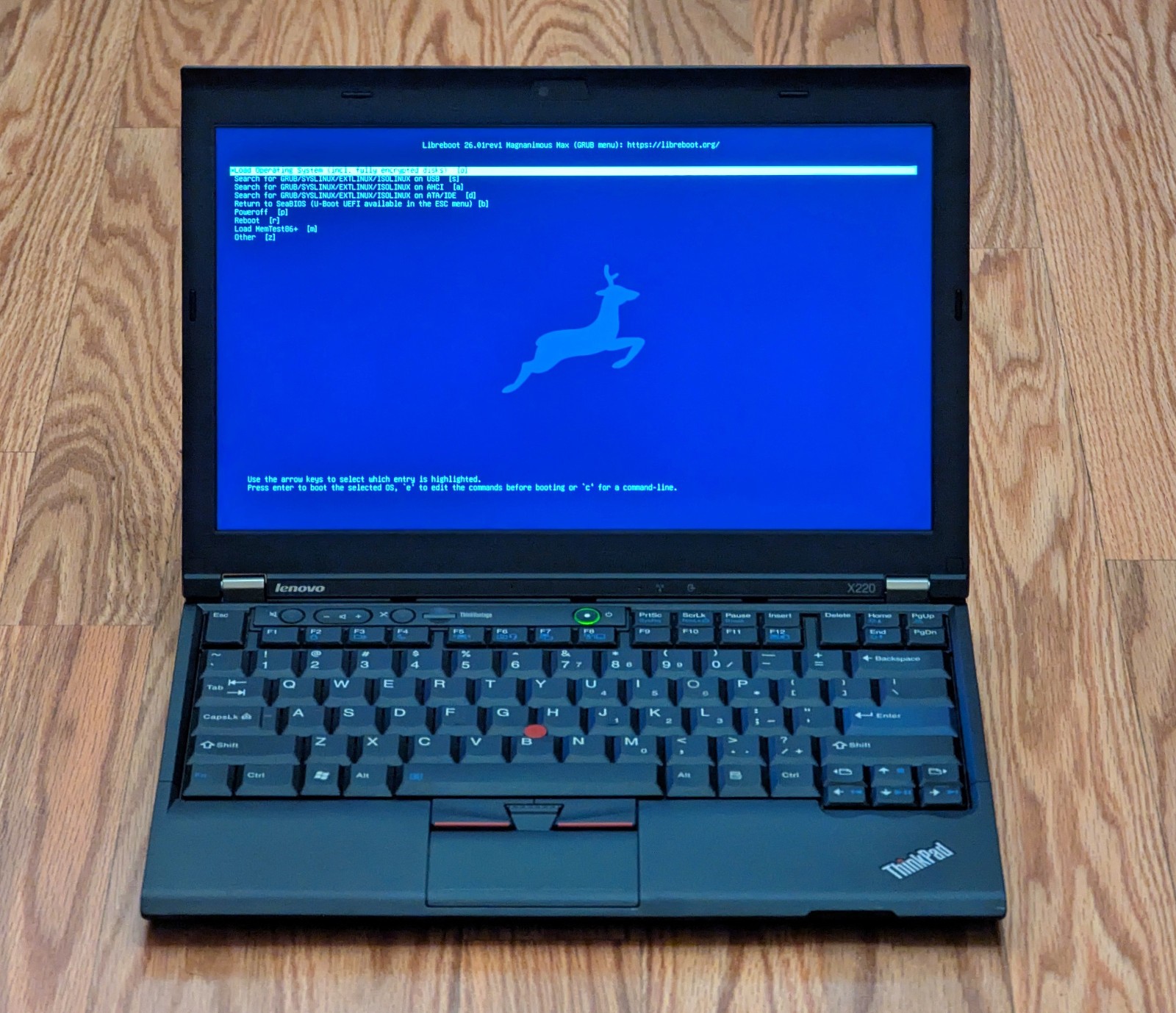 Libreboot Lenovo Thinkpad X220 Intel i7-2640M 16GB RAM 500GB SSD 9 Cell Battery