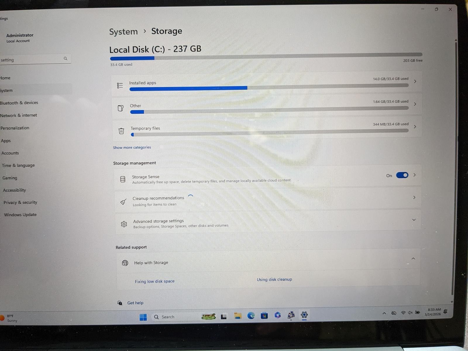 MICROSOFT SURFACE LAPTOP GO 3 2013 I5-1235U @ 2.5GHz, 8GB RAM, 256GB SSD