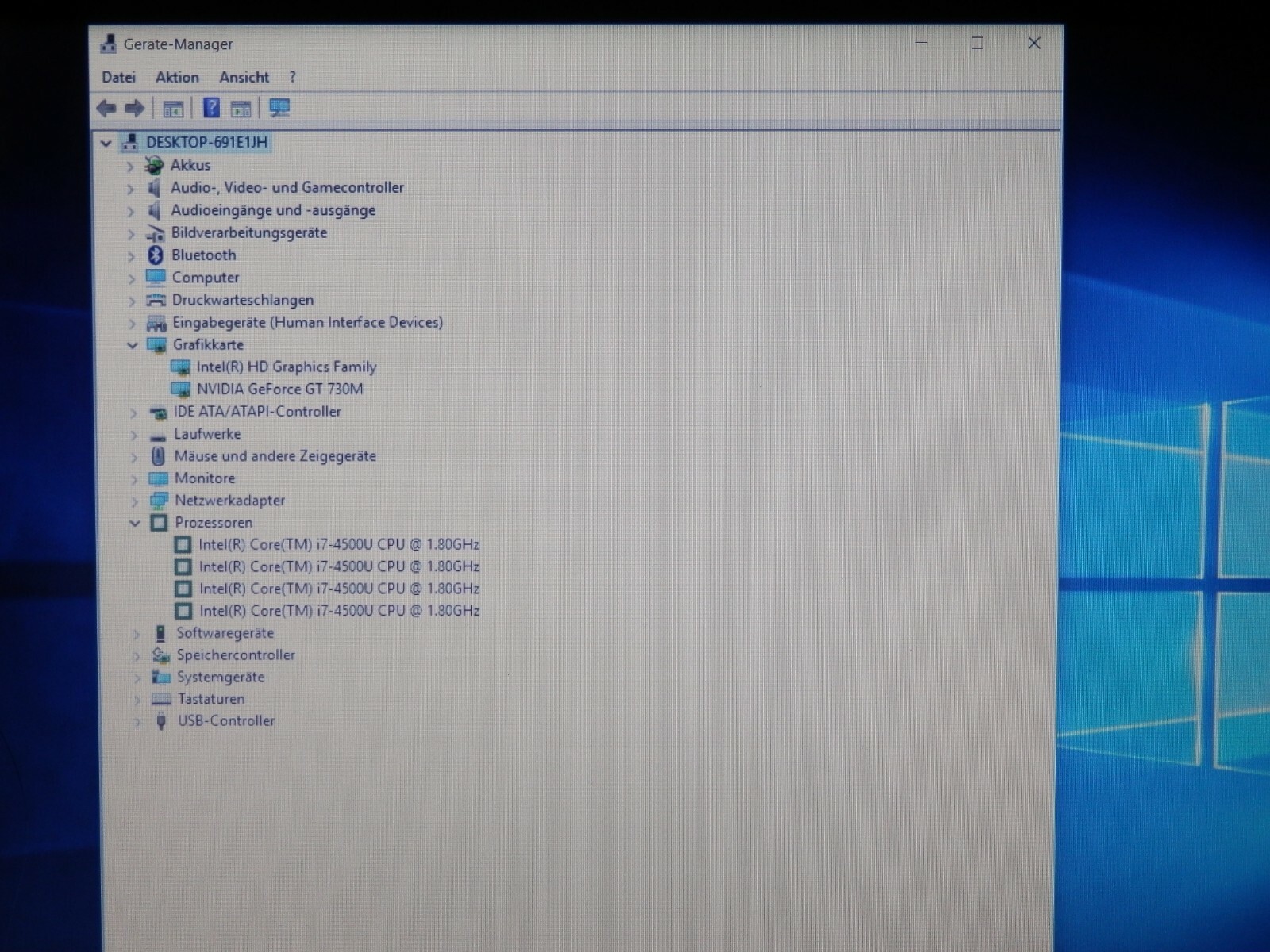 Lenovo IP U530 Touch, Intel i7-4500U, 4GB 500GB HDD 15.6″ FHD GT 730M Part Faulty