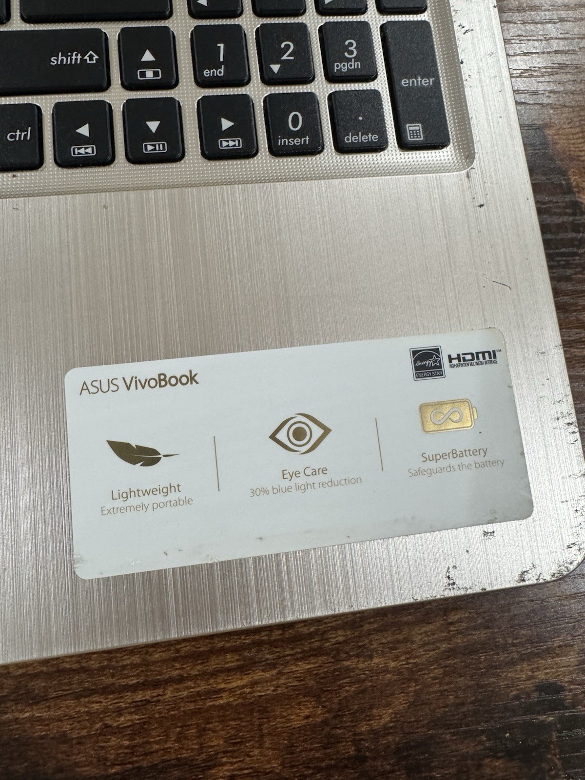 Asus X540M Laptop Intel Pentium Silver Vivobook Storage Find Untested No Charger