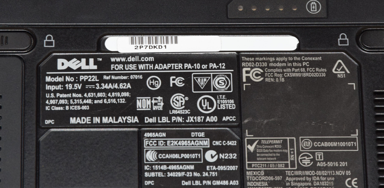 Dead Junk Dell Inspiron 1520 15.4″ Laptop Incomplete AS IS Parts Repair