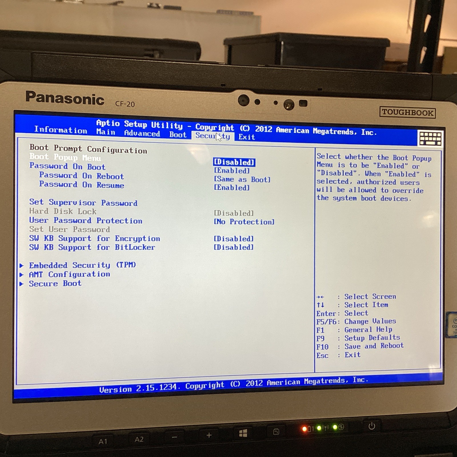 Panasonic ToughBook CF-20 | i5-7Y57 1.20GHz | 8GB Ram | 256GB | No OS/CHARGER