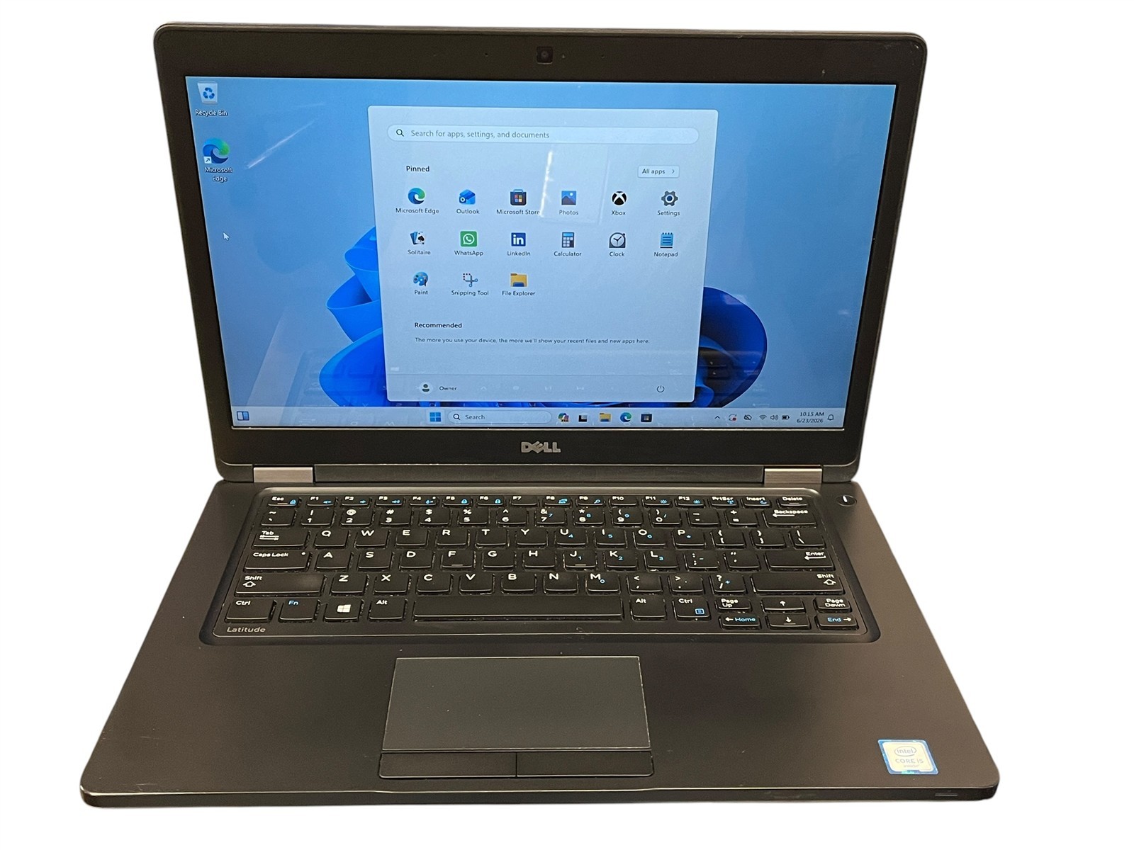 Dell Latitude 5480 i5-6300U 2.40GHz 8GB DDR4 128GB SSD WIN11PRO 14″ Touch Laptop