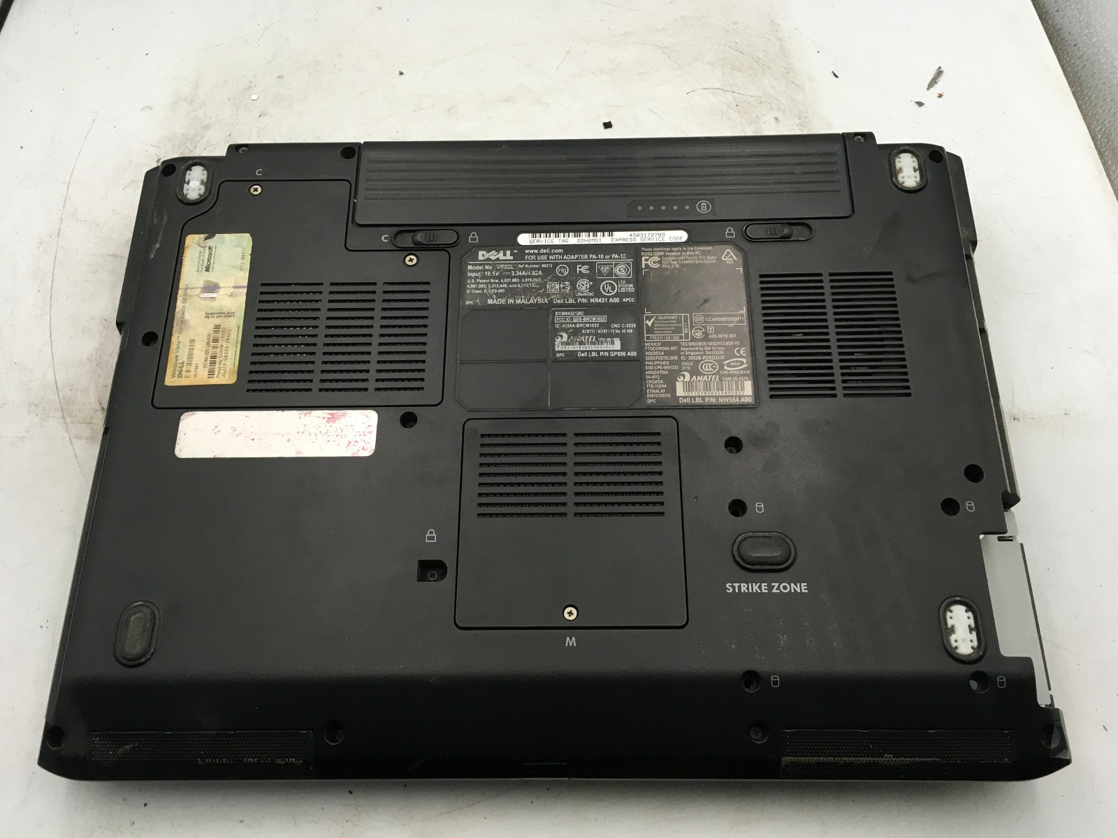 DELL INSPIRON 1520 – FOR PARTS/NO POWER – INTEL CORE 2 DUO – 1GB RAM – 15″ – BB