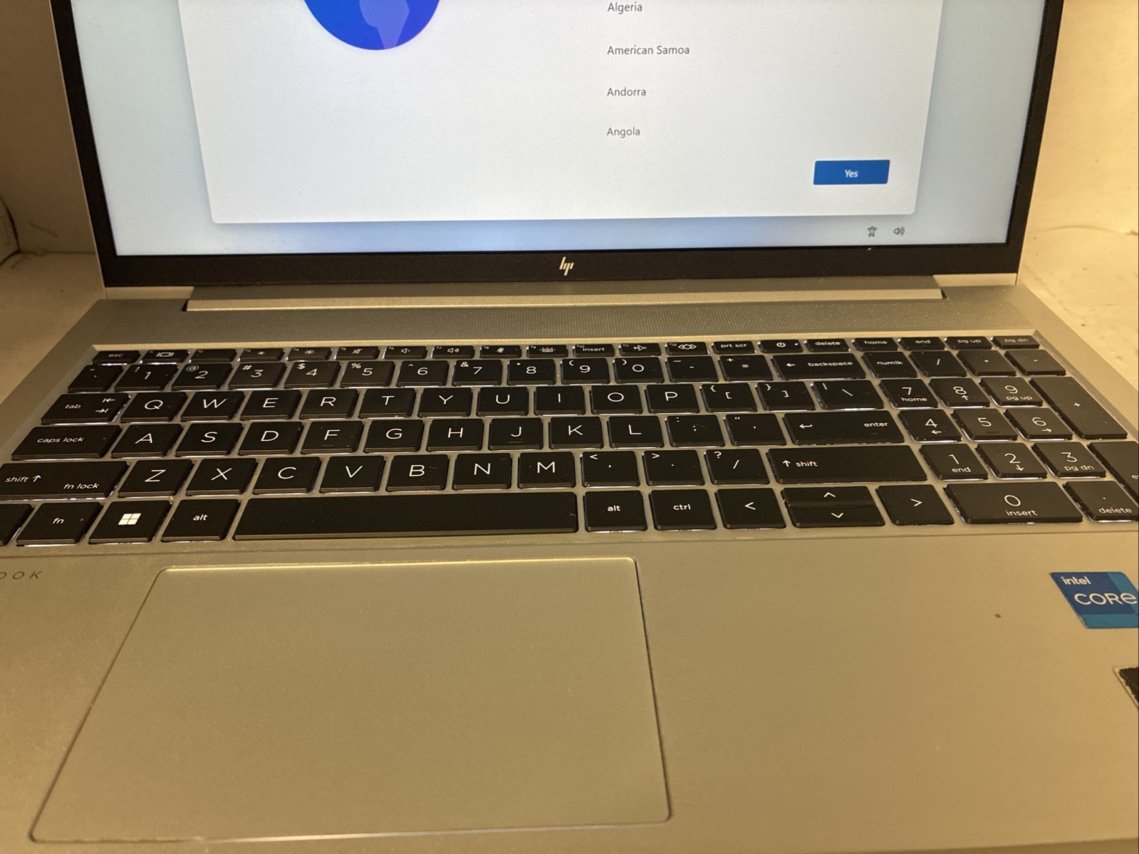 HP EliteBook 650 G9 15.6″ i5-12th Gen 16GB RAM 256GB SSD Win 11 Charger – used