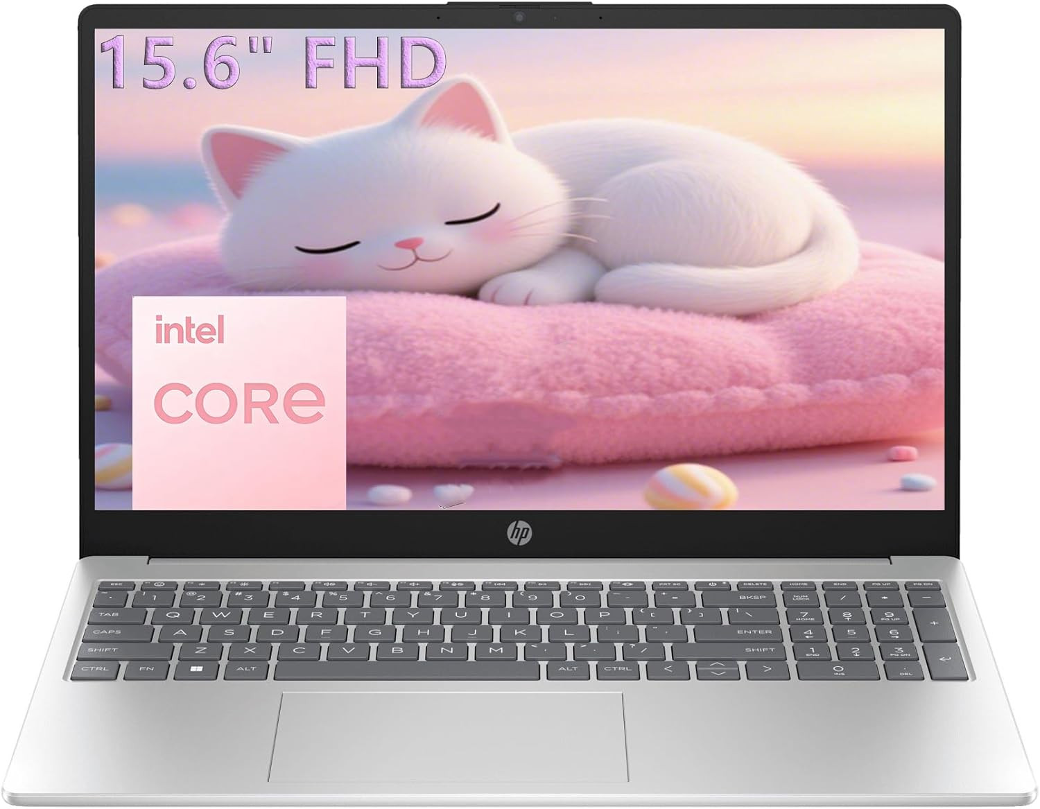 15.6″ FHD Laptop 2026 Edition with Copilot AI, 8GB RAM, 256GB SSD, Intel Process