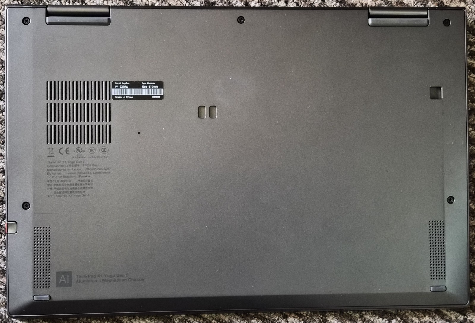 Lenovo ThinkPad X1 Yoga Gen 5, i7 16GB 1TB, 14″ Touch/Stylus 2-in-1, Windows 11