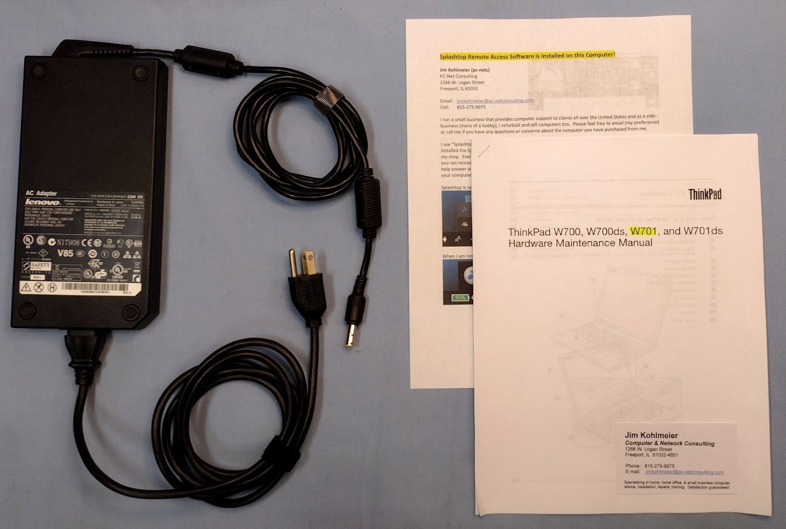 Lenovo ThinkPad W701 i7-820QM 16GB RAM NEW 180GB SSD NVIDIA GPU Win10P Grade A-