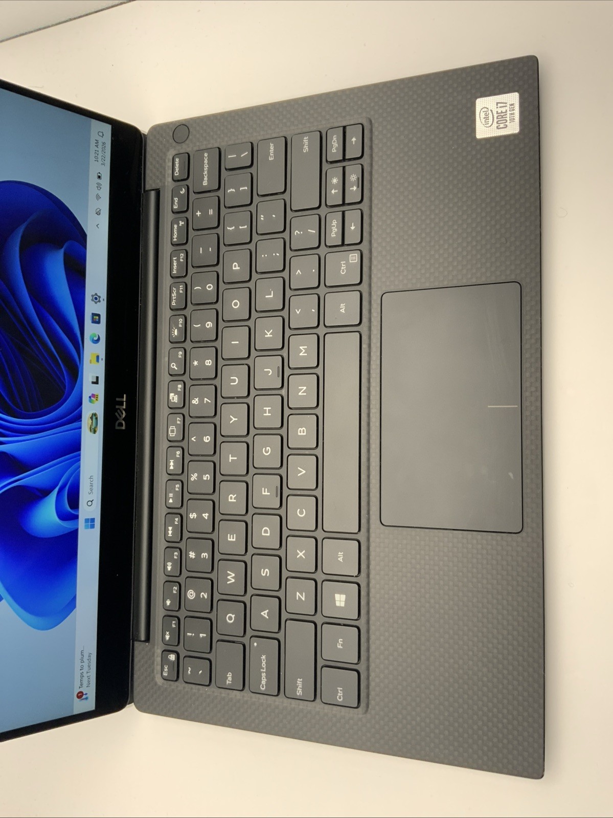 Dell XPS 13 7390 2020 Silver 4K TOUCH i7-10710U 1.10GHz 16GB 512GB SSD Good