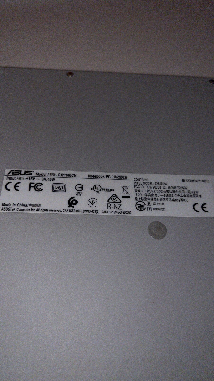 ASUS Chromebook CX1 11.6″ HD NanoEdge Display, Celeron N3350, 4GB, 32GB eMMC P/R