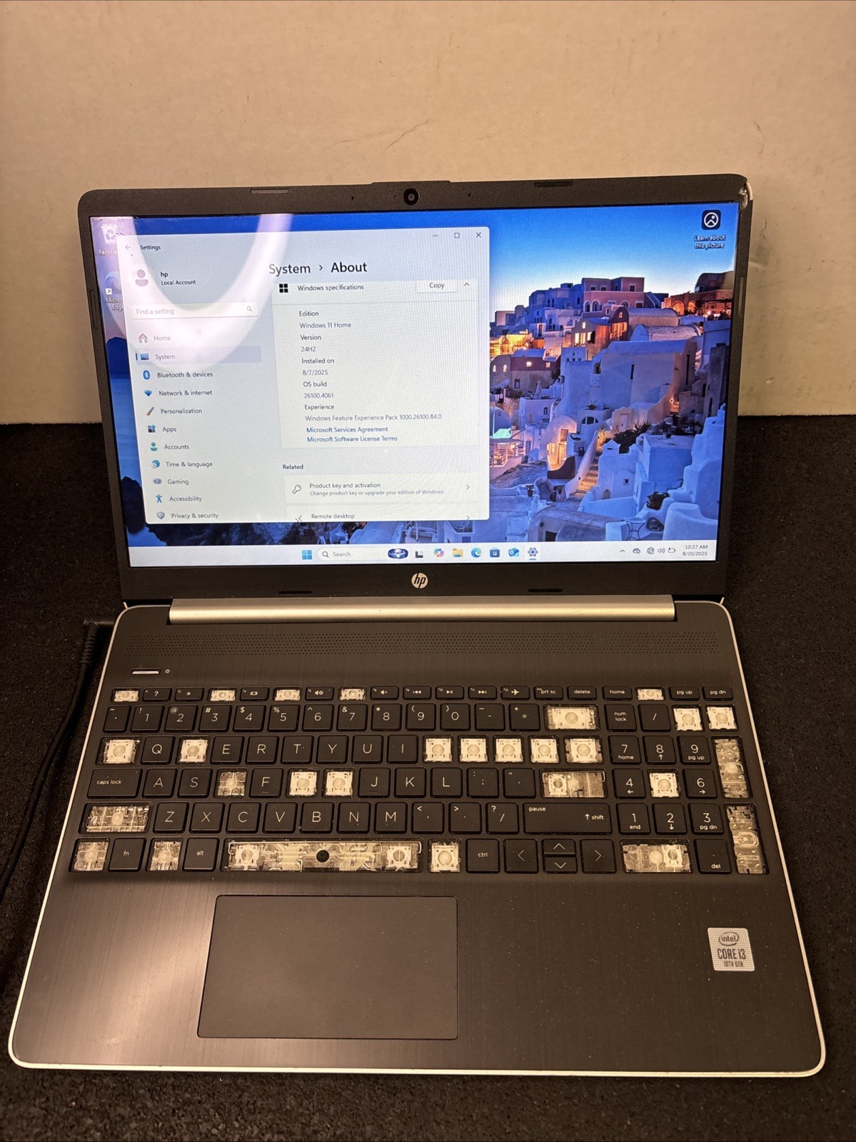 HP 15 Laptop 15-dy1731ms 15.6″ i3-1005G1 8GB 256GB SSD Touchscreen WIN 11H