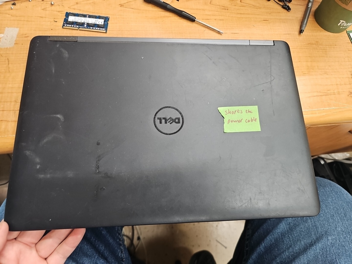 Dell Latitude E5550 Laptop 2.20GHz Core i5-5200U No RAM No HDD w/ Battery