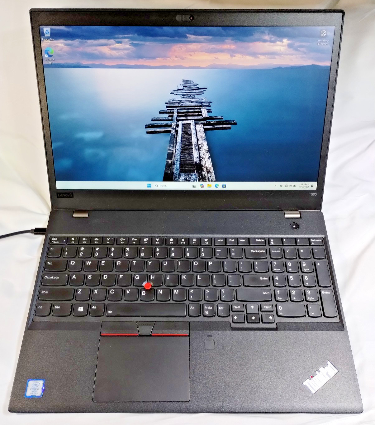 Reconditioned ThinkPad T580 15″ i7-8650u@4.2GHz max UPGD: RAM, NVMe, Touch, WQHD