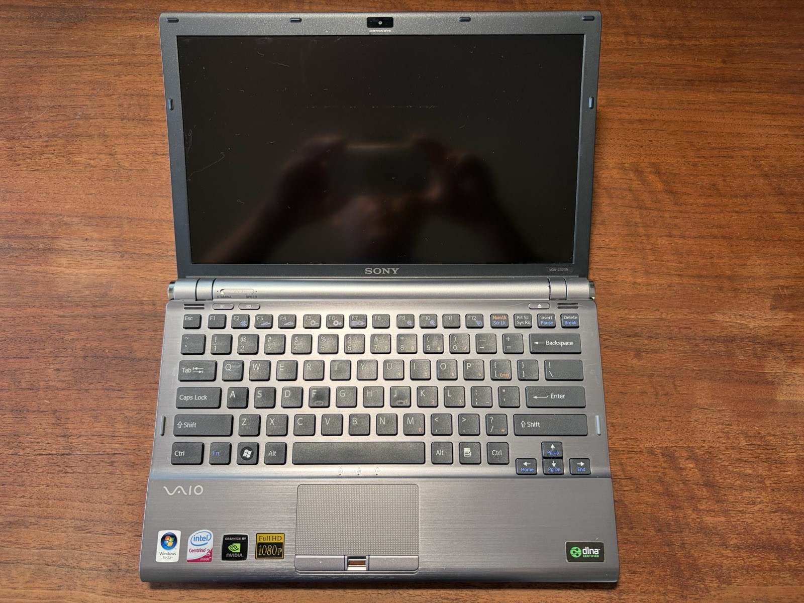 Sony VAIO VGN-Z520N/B 13.1in Core 2 Duo P8400 6GB 128GB SSD Win10