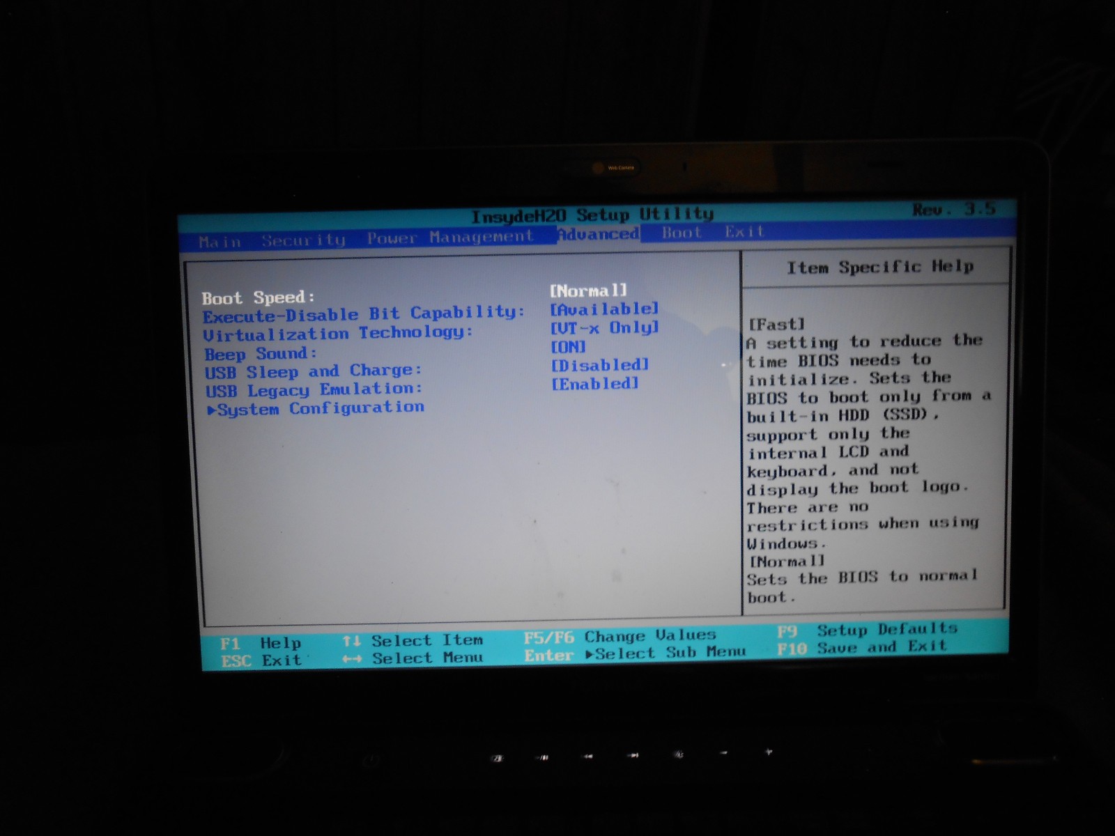 Toshiba Satalite A505 Windows 7 Professional Activated laptop