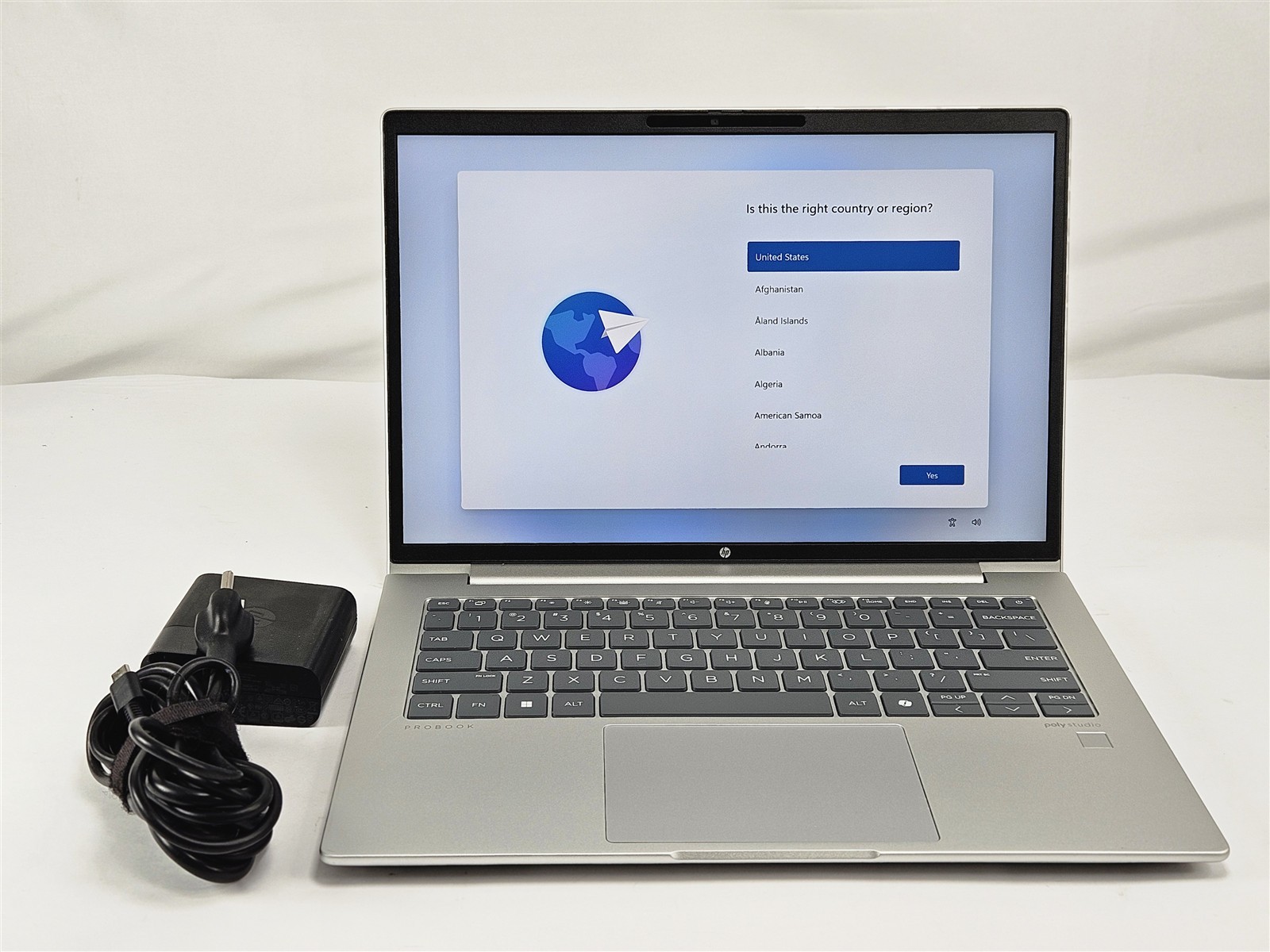 HP 14″ ProBook 445 G11 Ryzen 7 7735U 16GB RAM 256GB SSD Silver Laptop