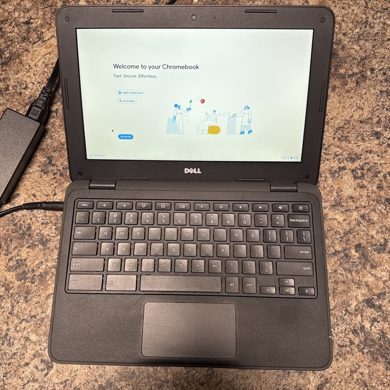 Dell Chromebook 11 3180 11.6″ (Intel Celeron 1.60GHz, 16GB eMMC, 2GB RAM) Laptop