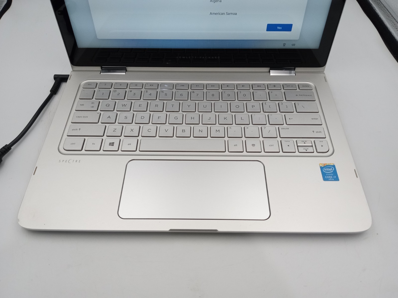 HP Spectre Pro x360 G1 13″ 2in1 i7-5600U 8GB RAM 128GB SSD W11 NO BATTERY -RR
