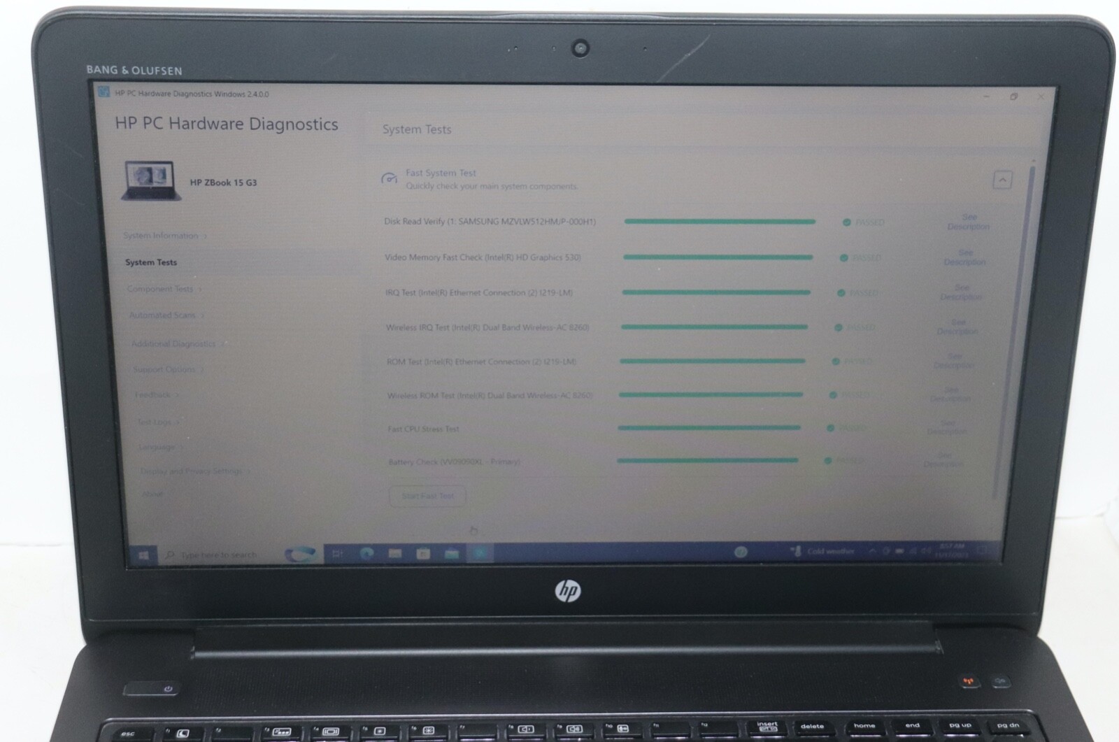 HP ZBOOK 15 G3|Intel Core i7@2.60GHz|24GB RAM|512 SSD|WIN10|Webcam