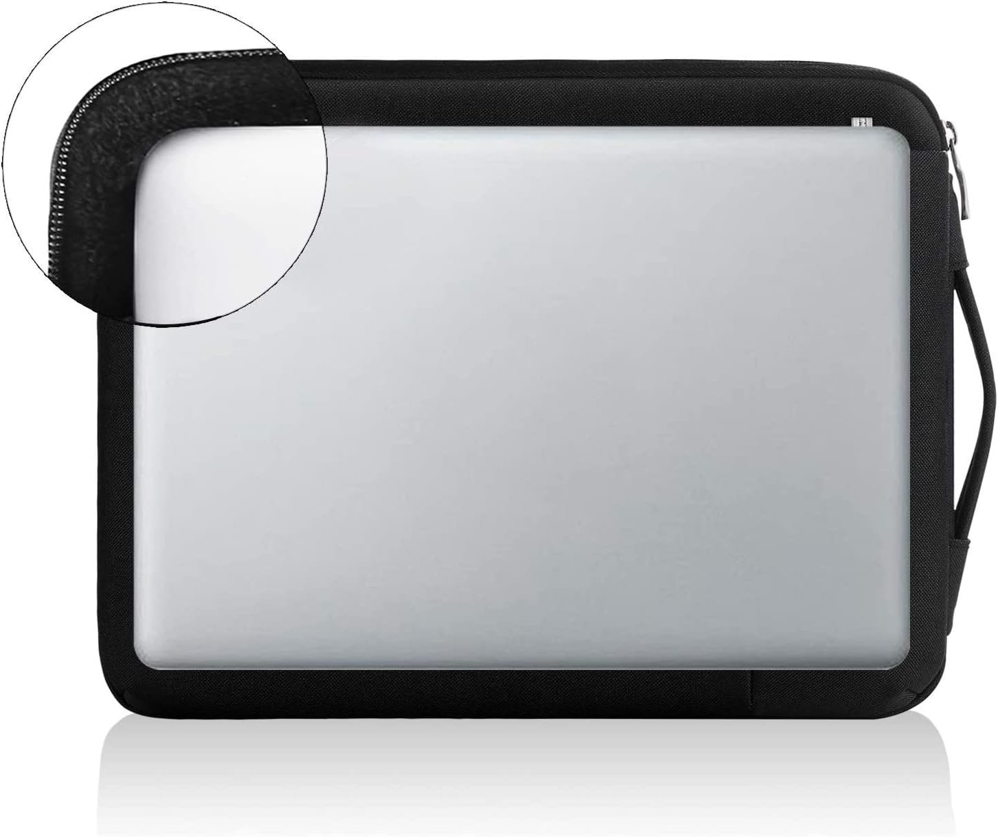 Black 360° Shockproof Laptop Sleeve for 11-12.6 Inch Surface Pro, MacBook Air