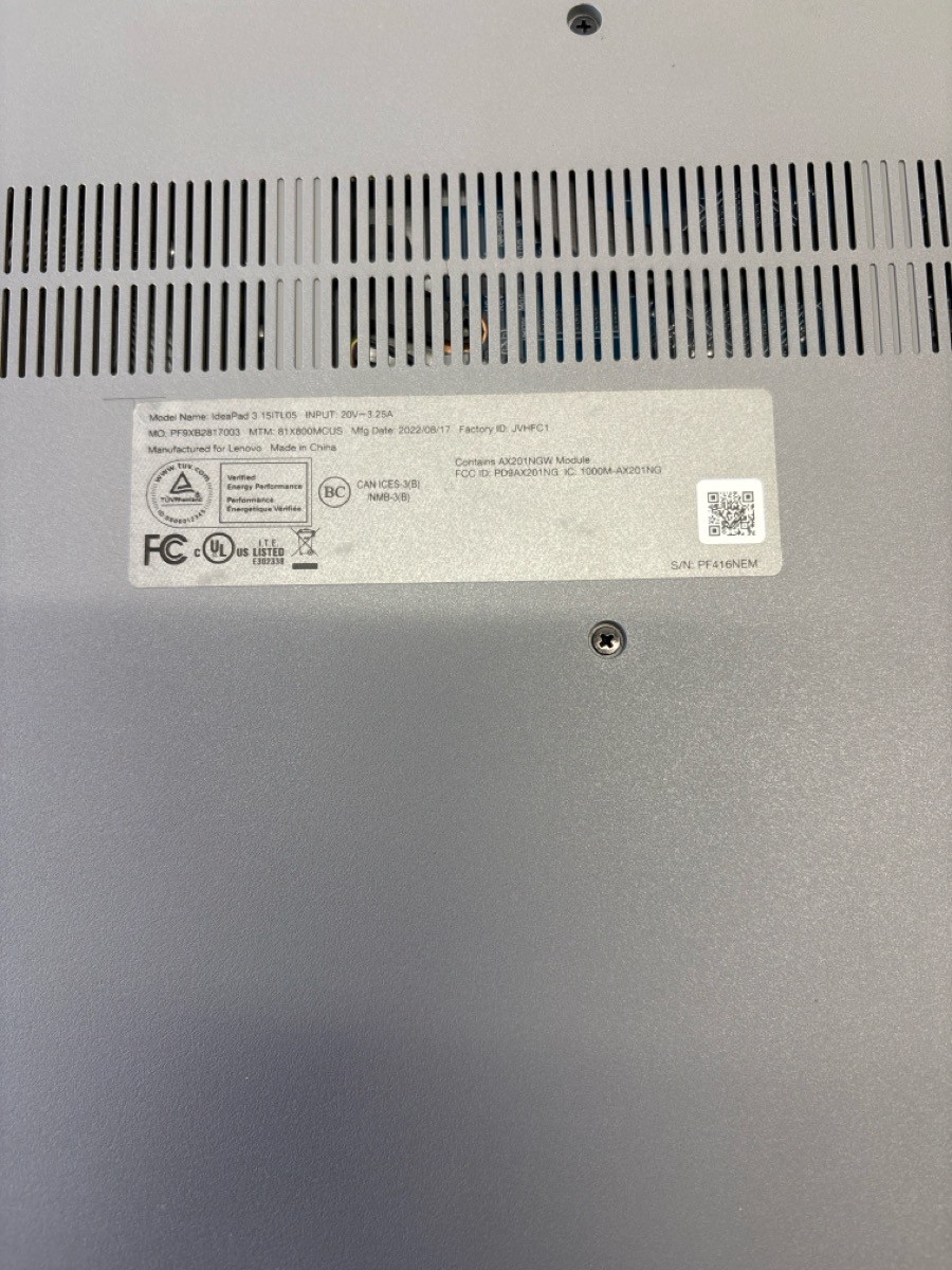 LENOVO IDEAPAD 3 15ITL6 (P05025459)