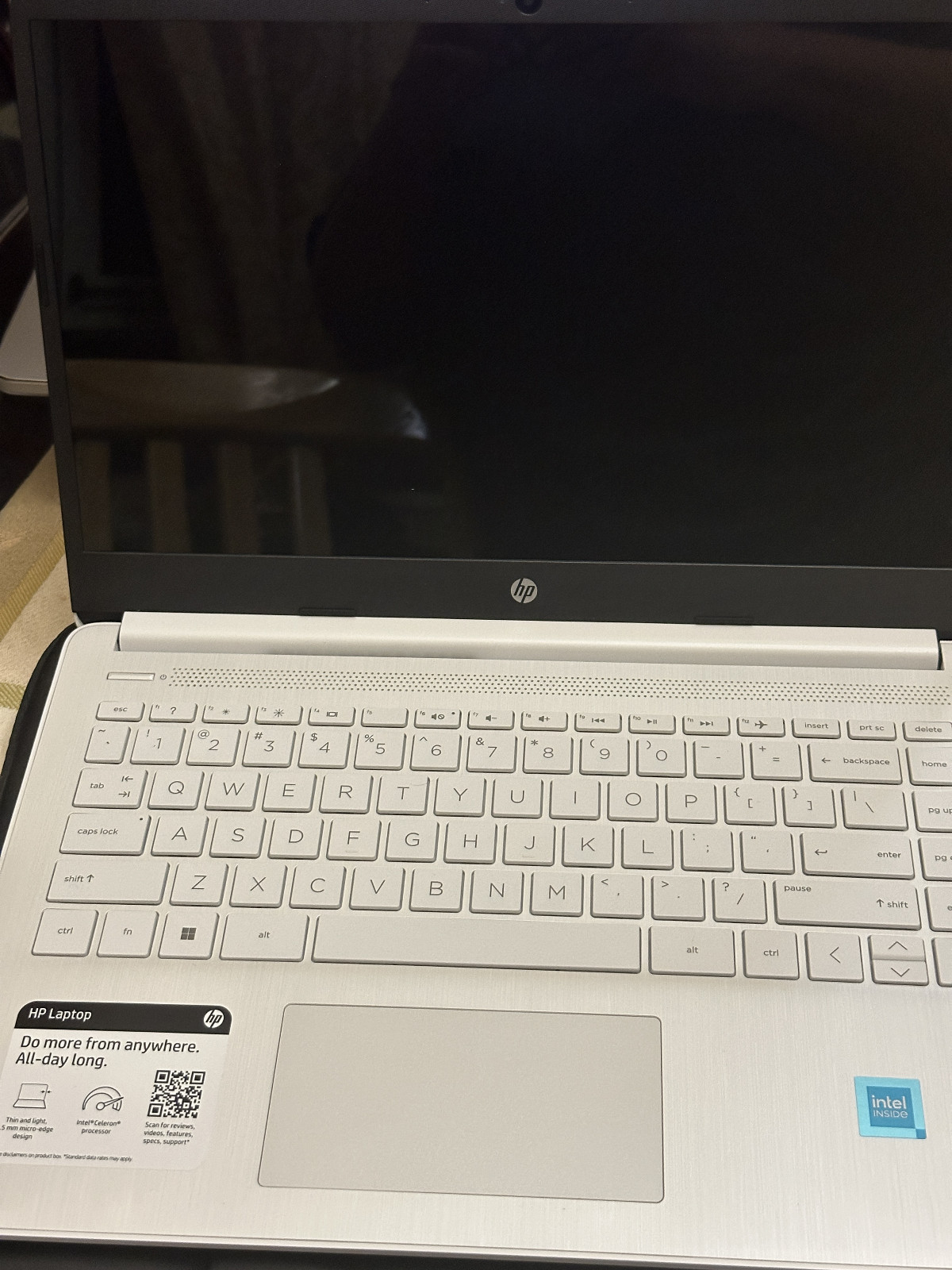 HP 14DQ0052DX 14″ (64 GB, SSD, Intel Celeron N, 1.10 GHz, 4 GB) Laptop -…