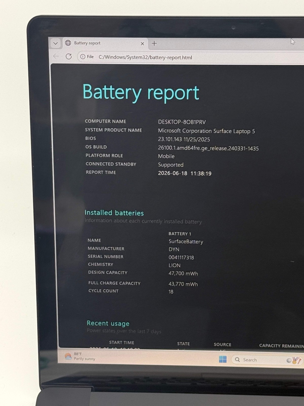 Microsoft Surface Laptop 5 1951 13.5 Inch Intel i7-1265U 32GB RAM 512GB SSD Blac