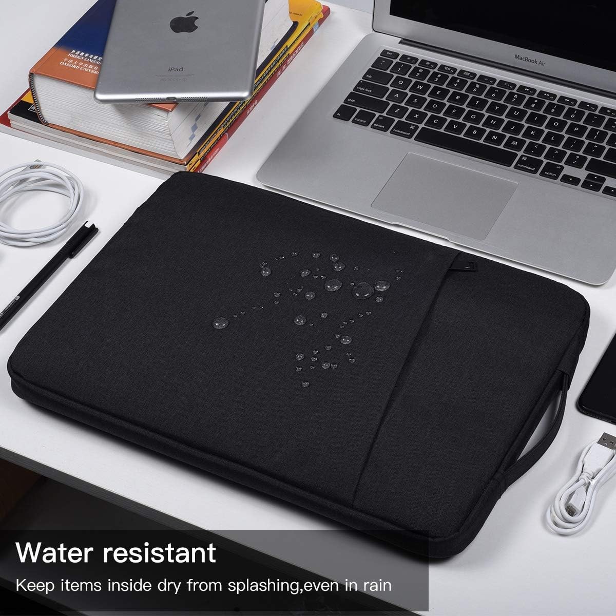 Waterproof 17.3 Inch Laptop Sleeve Case with Handle for HP, Dell, Acer, Lenovo,