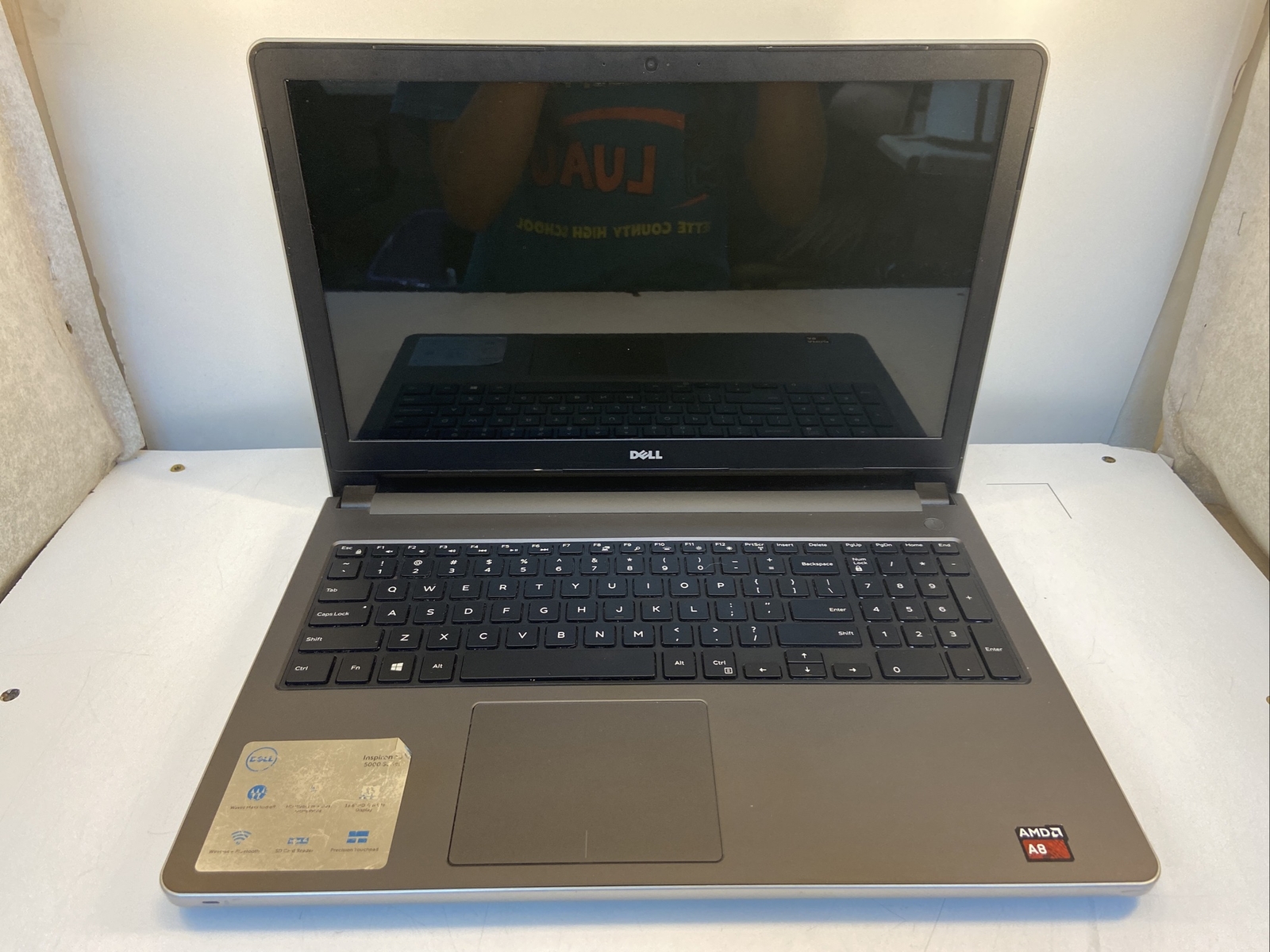 Dell Inspiron 15-5000 AMD A8 4GB RAM No HDD *No Power*