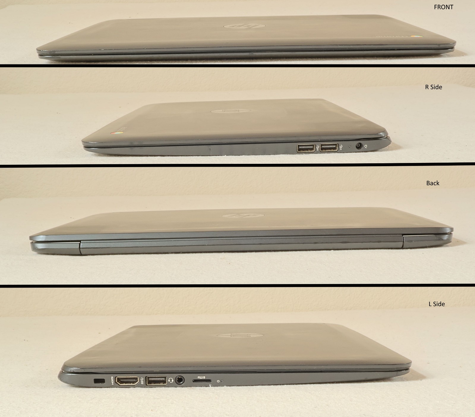 HP Chromebook 14 G4, 16GB SSD, 4GB RAM, WiFi, HP Charger, 14″ screen, Sleeve