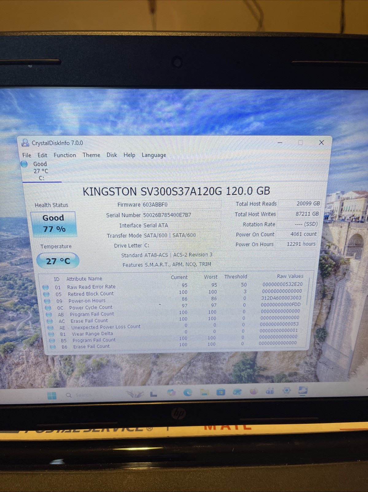 Great Deal! Working hp 250 laptop 15 inches i3